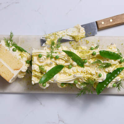 Garden party loaf cake