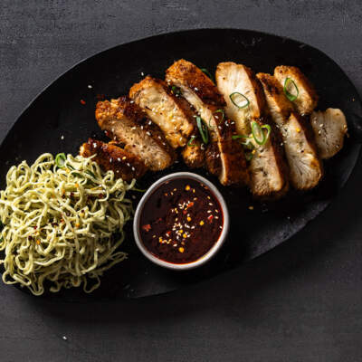 Korean BBQ-inspired glazed lion's mane mushrooms