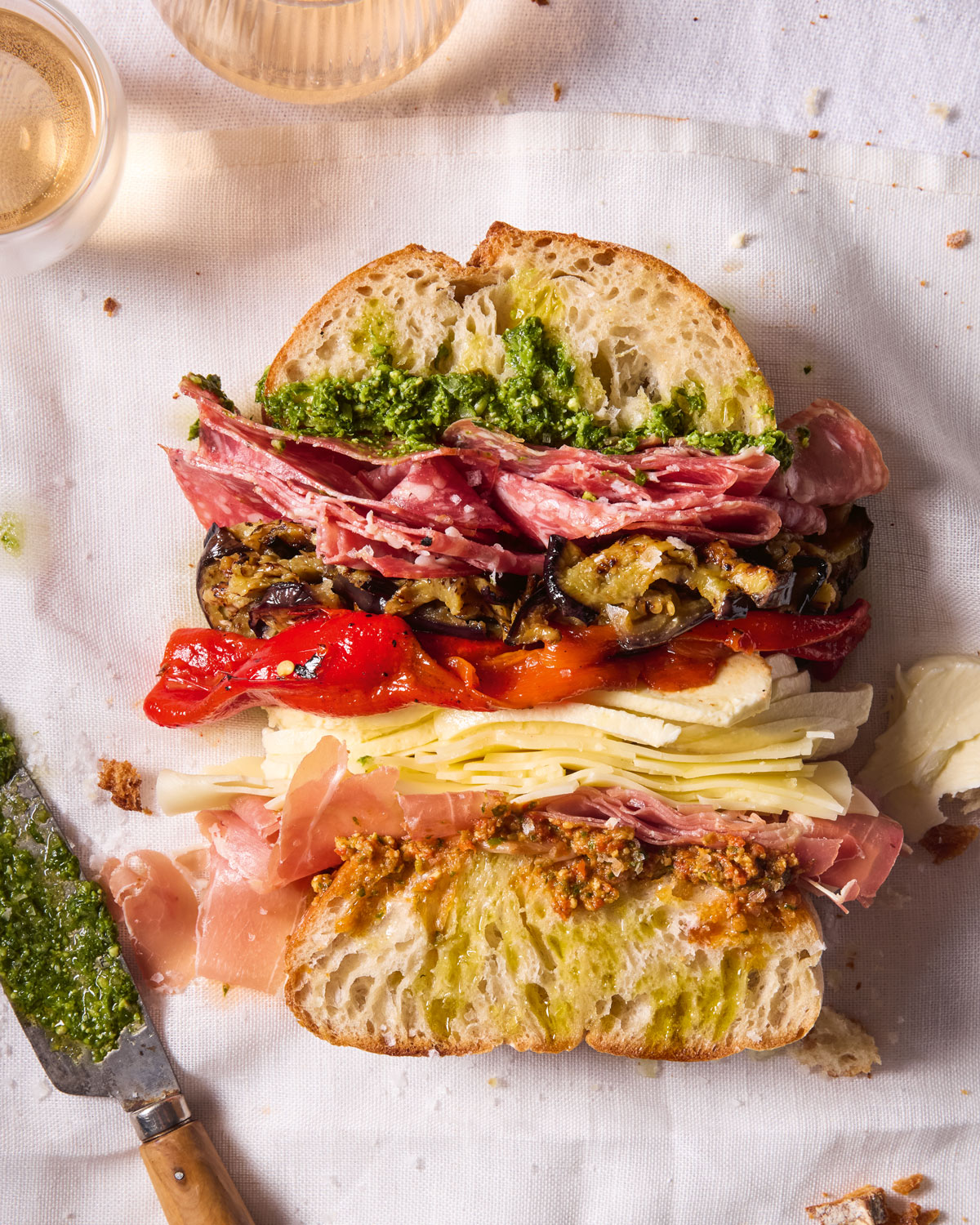 Muffuletta sandwich