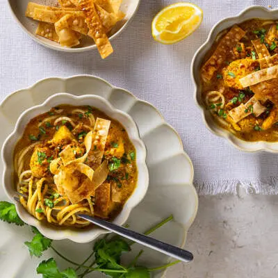 Nani’s khowse (Burmese chicken soup)