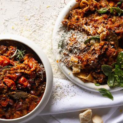 Oxtail ragù with pappardelle