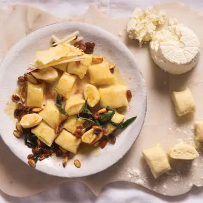 Ricotta gnudi