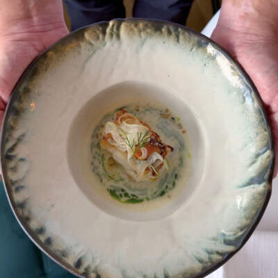 We learnt how to perfectly cook fish in Salsify’s kitchen with chef Ryan Cole