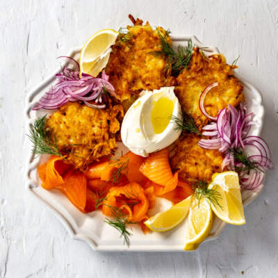 Tracy’s potato latkes