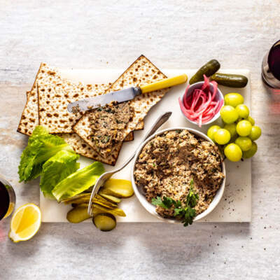 Tracy’s vegan mushroom-and-walnut pâté