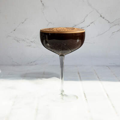 Gin espresso martini