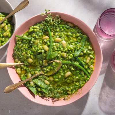 Green samp with veggies