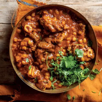 Samp-and-beans lamb curry