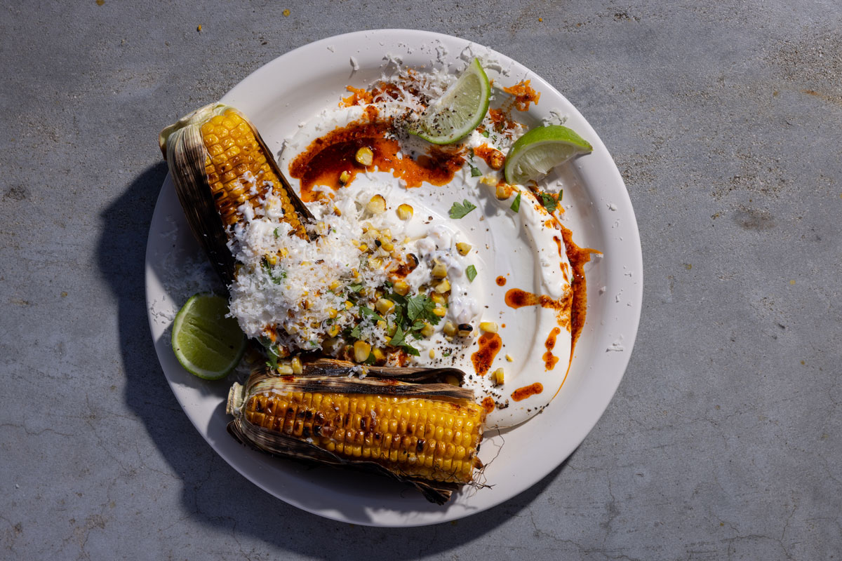 Braai Mexican corn (esquites)