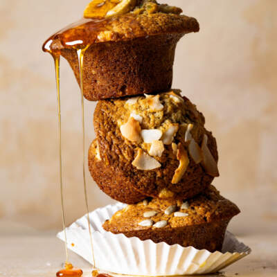 Foolproof freezer banana-and-coconut muffins