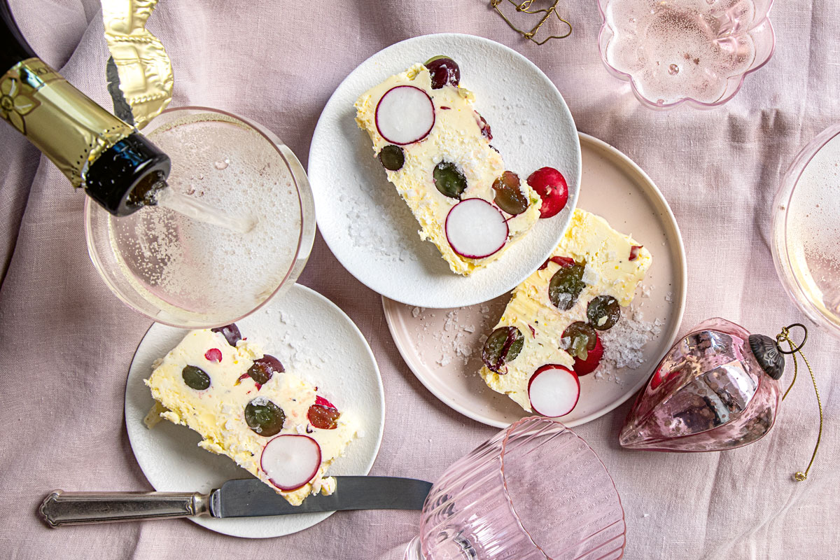 Radish-and-grape butter terrine