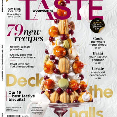 Get festive with the special Christmas issue of TASTE