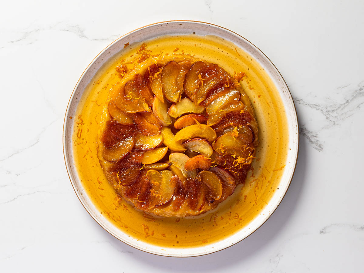 Tarte tatin cu fructe de sambure