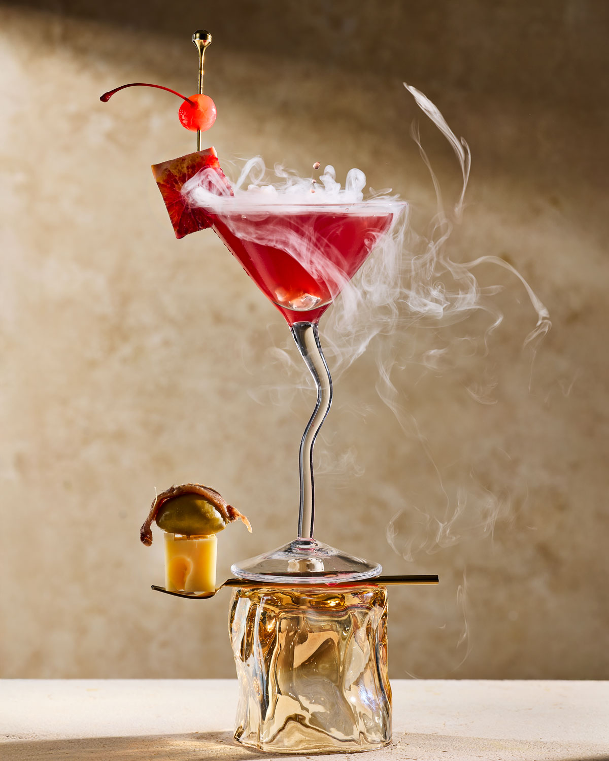 Anthm's blood and sand cocktail