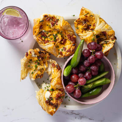 Bacon-and-cheese turnovers