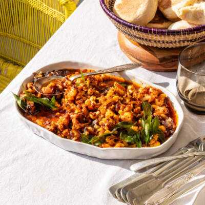 Cauliflower-and-date atchar
