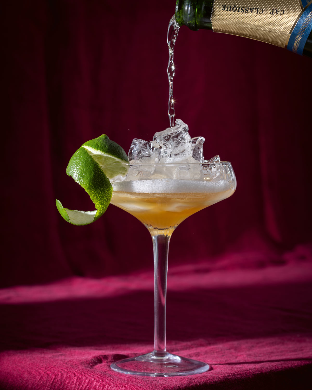 Fizz de rom cu miere