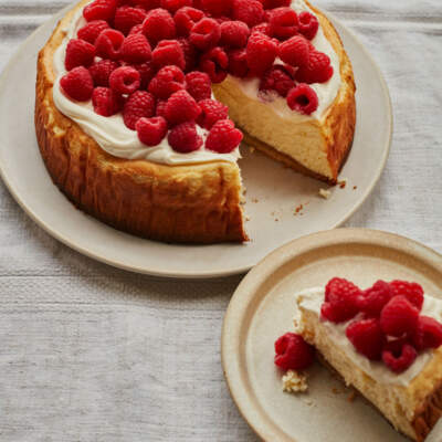 Lemon ricotta cheesecake