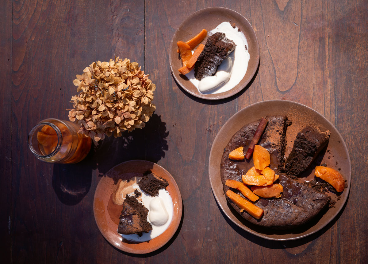 Mesquite brandy pudding