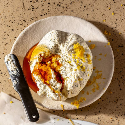 Poppy seed amasi cheese