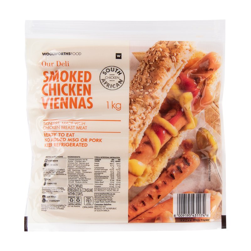 smoked chicken viennas