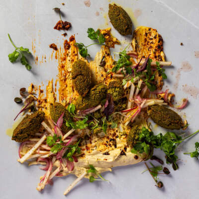 Easy air-fryer falafel