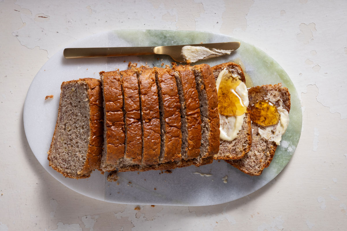 Chai masala banana loaf