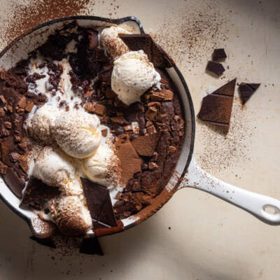 Super-moist chickpea brownie