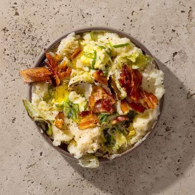 Colcannon with spring onion butter
