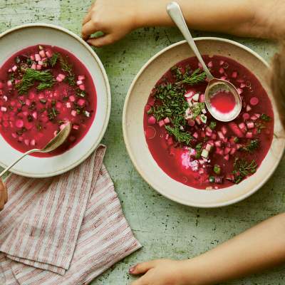 Chłodnik – cold borsch with kefir