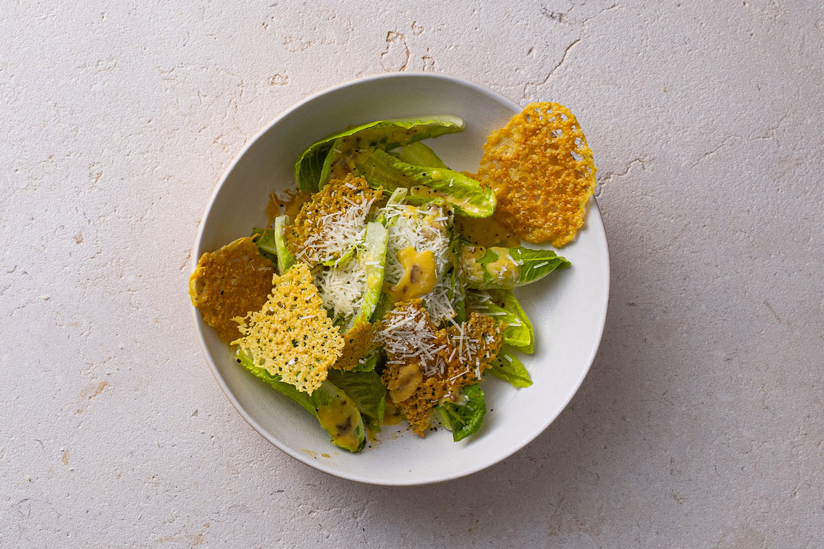 Grana Padano Caesar salad