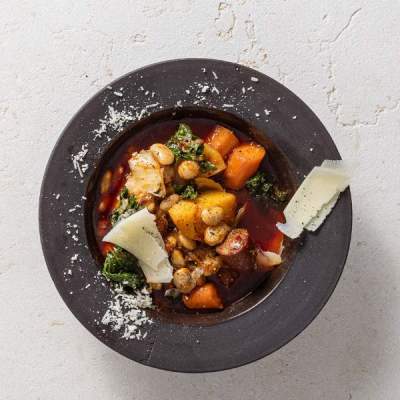 Grana Padano-and-chorizo stew
