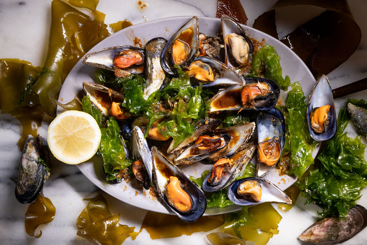 Abi seaweed - mussels