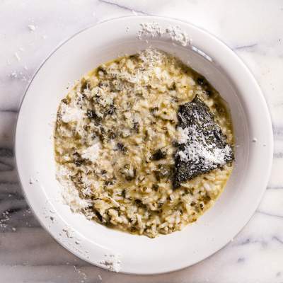 Abi's nori risotto