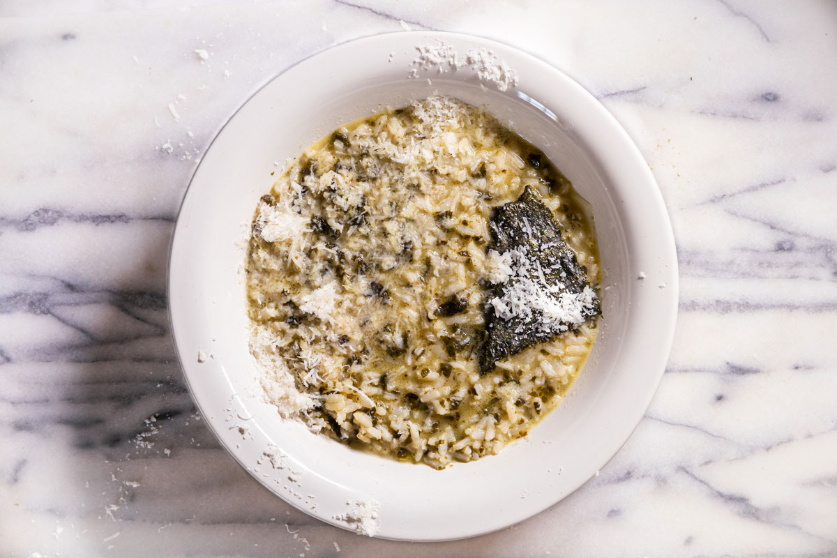 Abi’s nori risotto