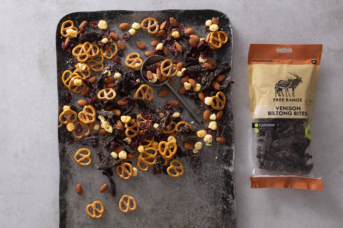 venison bites trail mix