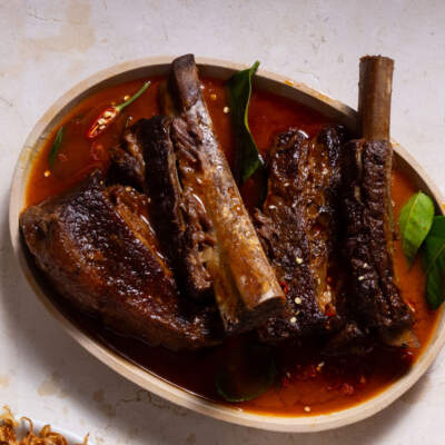 Tom yam chilli shortrib