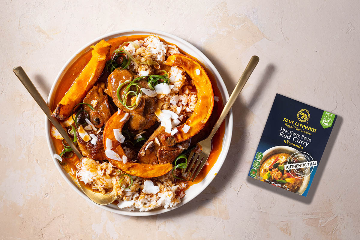 lamb knucke red curry