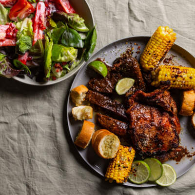 A weekend braai – in the middle of the week – with woolworths southern smokyTM BBQ rib eye beef steaks