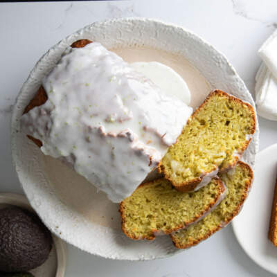 Avocado and lime loaf