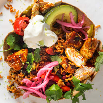 Chicken chipotle burrito bowls