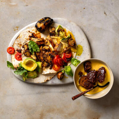 Chicken tikka breast fillet wrap