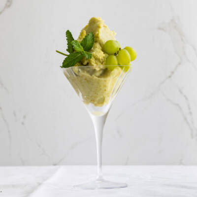 Grape sorbet