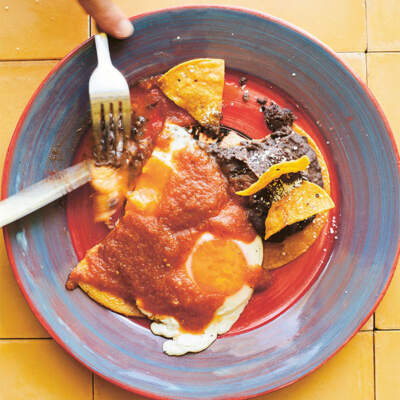 Huevos rancheros (ranch-style eggs)