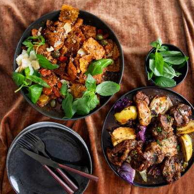 Pork cheeks & trotters