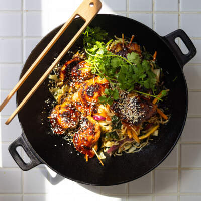 Thai coconut chicken stir-fry