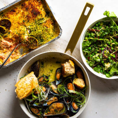 Three-course seafood date night