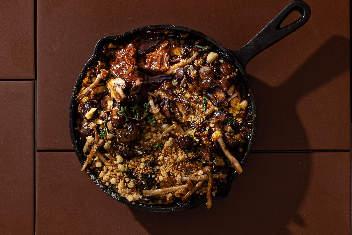 venison pie with crumble