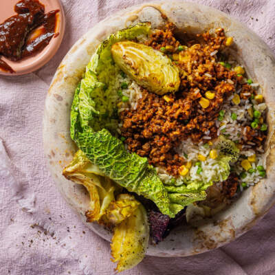 Loaded savoury rice bowls