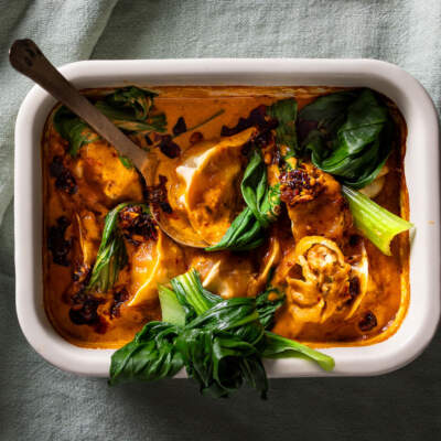 Coconut milk dumpling bake